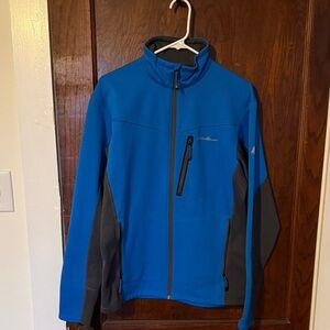 Eddie Bauer First Ascent Softs Full Zip Jacket - Blue, Medium